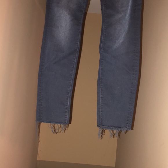 MOTHER Looker Ankle Fray Jeans in “Kiss in the Dark”, Size 25. - Picture 9 of 12